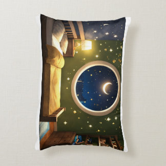 "Celestial Dreams: Moon and Star Pillow" Dekokissen
