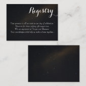 Celestial Dreams Registry Begleitkarte (Vorne/Hinten)
