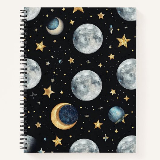 Celestial Dreams Spiral Notebook Notizblock (Vorderseite)