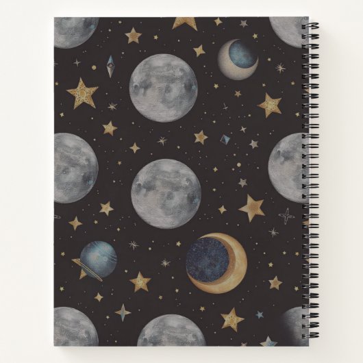 Celestial Dreams Spiral Notebook Notizblock (Rückseite)