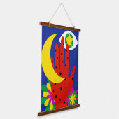 Celestial Dreams Wandteppich Mit Holzrahmen (Gewinkelt)
