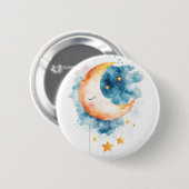 Celestial Dreams Watercolor Button (Vorne & Hinten)