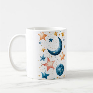 Celestial Dreams Watercolor Kaffeetasse