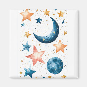 Celestial Dreams Watercolor Magnet