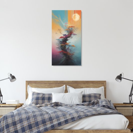 Celestial Dreamscape Canvas Prints: Eine Fusion vo Leinwanddruck (Insitu (Schlafzimmer))