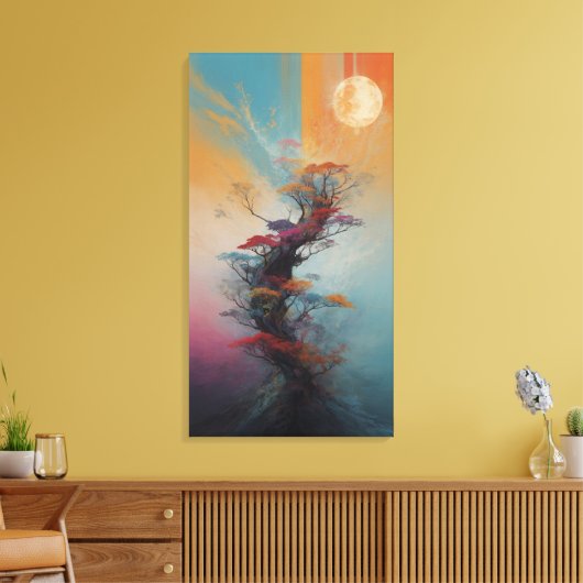 Celestial Dreamscape Canvas Prints: Eine Fusion vo Leinwanddruck (Insitu (Wohnzimmer))