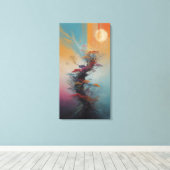 Celestial Dreamscape Canvas Prints: Eine Fusion vo Leinwanddruck (Insitu (Holzboden))
