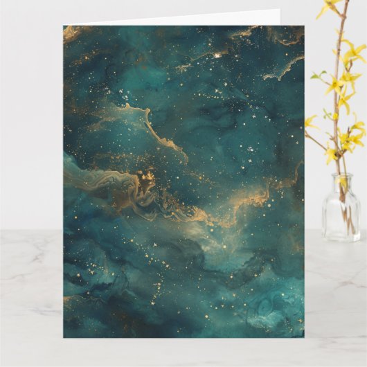 Celestial Dreamscape Card Karte (Gelbe Blume)