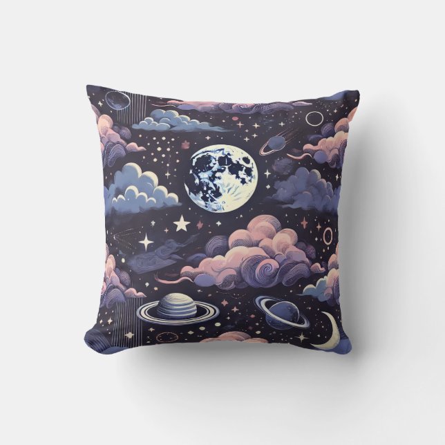 Celestial Dreamscape Kissen (Vorderseite)