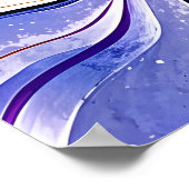 Celestial Dreamscape: Kosmische weibliche Energie Poster (Ecke)