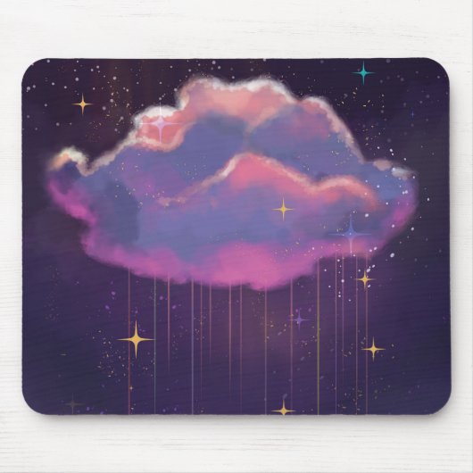 Celestial Dreamy Cloud Art Mouse Pad Mousepad (Vorne)