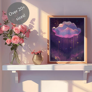 Celestial Dreamy Cloud Art Poster