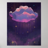 Celestial Dreamy Cloud Art Poster (Vorne)