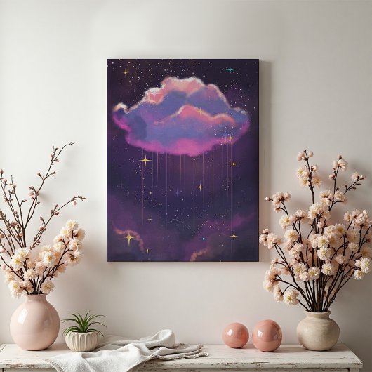 Celestial Dreamy Cloud Wall Art Leinwand