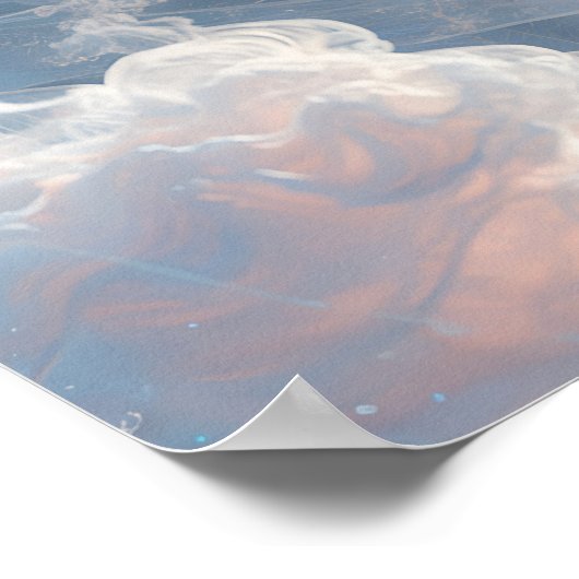 Celestial Drift Poster (Ecke)