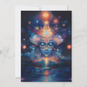 Celestial Drift | Visionäres Design Einladung (Rückseite)