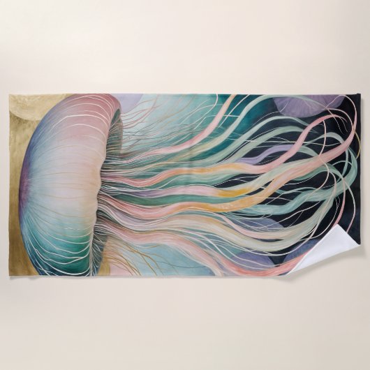 Celestial Drifter Strandtuch (Vorderseite)