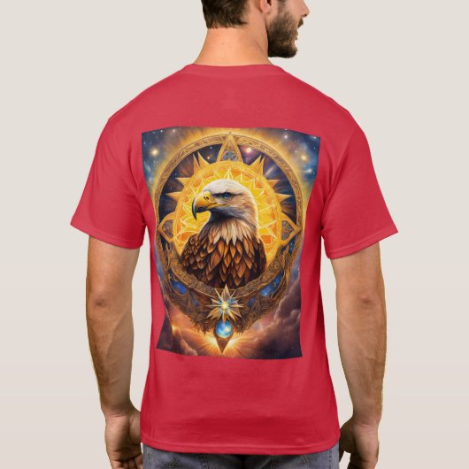 Celestial Eagle of Solar Wisdom T-Shirt (Rückseite)