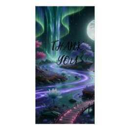 Celestial Echoes - Velvet Rose  Poster