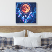 Celestial Eclipse Dreamcatcher Leinwanddruck (Insitu (Schlafzimmer))