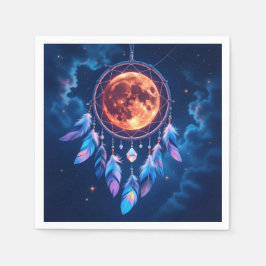 Celestial Eclipse Dreamcatcher Serviette
