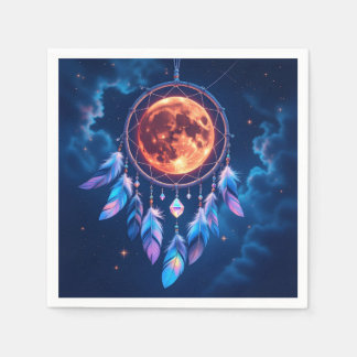 Celestial Eclipse Dreamcatcher Serviette