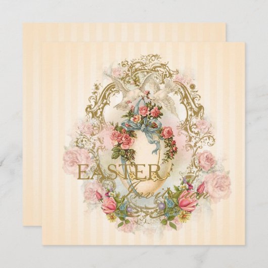 Celestial Egg - Einladung zu Ostern (Vorne/Hinten)