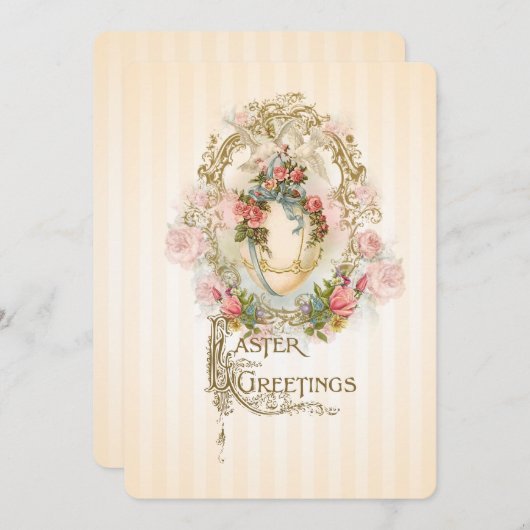 Celestial Egg - Einladung zu Ostern (Vorne/Hinten)