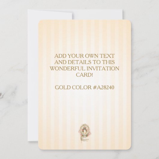 Celestial Egg - Einladung zu Ostern (Rückseite)