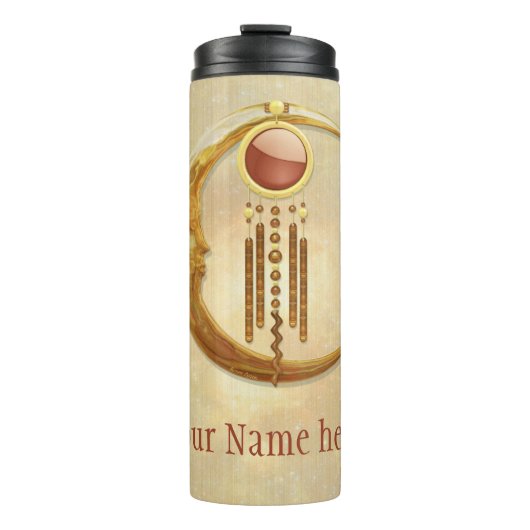 Celestial Elegance 3D New Age Thermosbecher (Vorderseite)