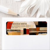 Celestial Elegance: Abstrakte Erkundung in Beige (Insitu)