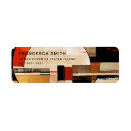 Celestial Elegance: Abstrakte Erkundung in Beige