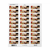 Celestial Elegance: Abstrakte Erkundung in Beige (Vorne)