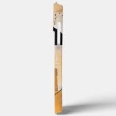 Celestial Elegance: Abstrakte Erkundung in Beige Case-Mate iPhone Hülle (Rückseite / Links)