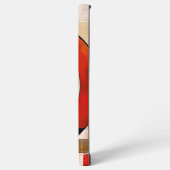 Celestial Elegance: Abstrakte Erkundung in Beige Samsung Galaxy Hülle (Linke Seite)