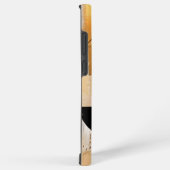 Celestial Elegance: Abstrakte Erkundung in Beige Samsung Galaxy Hülle (Rechte Seite)