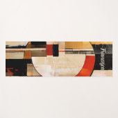 Celestial Elegance: Abstrakte Erkundung in Beige Yogamatte (Vorderseite (Horizontal))