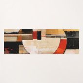 Celestial Elegance: Abstrakte Erkundung in Beige Yogamatte (Vorderseite (Horizontal))