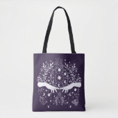 Celestial Elegance: Moon Goddess Design Tasche (Vorderseite)