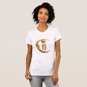 Celestial Elegance New Age Double Graphic T-Shirt (Vorne ganz)