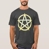 Celestial Elegance: Perle Pentagram T-Shirt (Vorderseite)