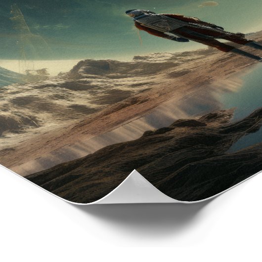 Celestial Encounters: Atronnauts über seltsame Wel Poster (Ecke)