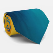 Celestial Eruption Vibrant Cosmic Explosion Krawatte (Gerollt)