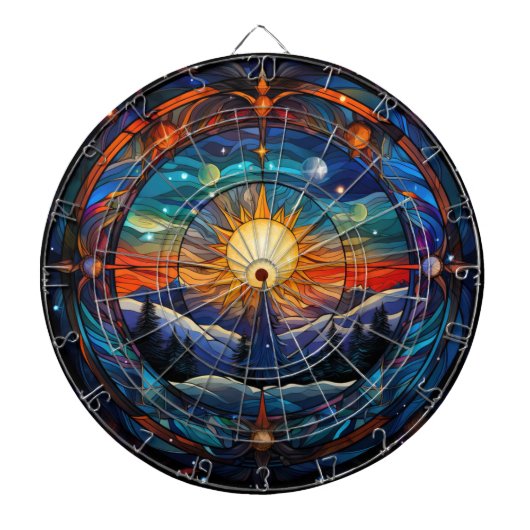 Celestial Escape Dartboard Dartscheibe (vorne)