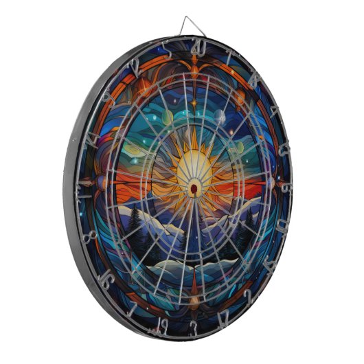 Celestial Escape Dartboard Dartscheibe (Vorderseite Links)