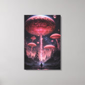 "Celestial Explorer: Journey Beyond the Unknown" Leinwanddruck (Vorderseite)