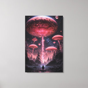 "Celestial Explorer: Journey Beyond the Unknown" Leinwanddruck