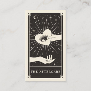 Celestial Eye Tarot Lash Aftercare Card Visitenkarte