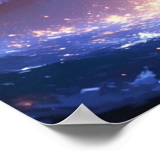 Celestial Eyes and the Lone Knight Poster (Ecke)