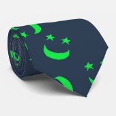 Celestial Faces Krawatte (Gerollt)